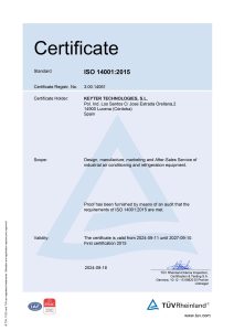 Certificate ISO 14005